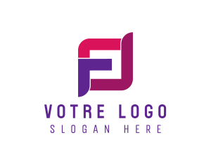 Tech Letter F Logo