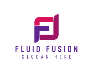 Tech Letter F logo design