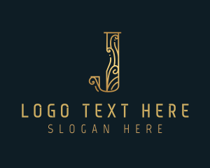 Expensive - Premium Decorative Letter J logo design