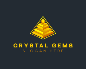 Pyramid Jewel Luxury logo design