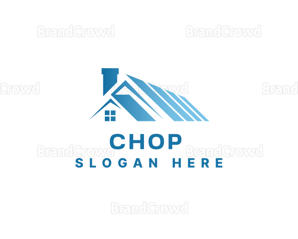 Roofing Remodeling Construction Logo