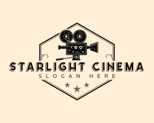 Film Camera Cinema logo design