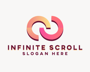 Startup Infinite Loop logo design