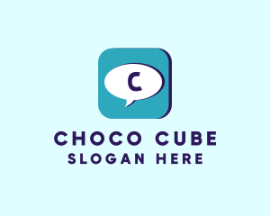 Mobile - Chat Bubble Application logo design
