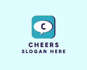 Conversation - Chat Bubble Application logo design