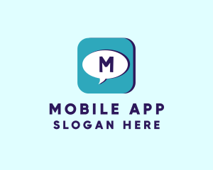 Comment - Chat Bubble Application logo design