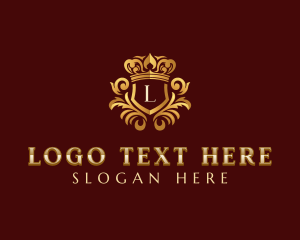 Elegant - Premium Crown Crest logo design