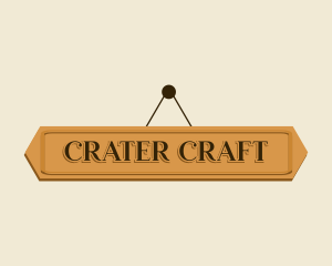 Hanging Wood Crafts logo design