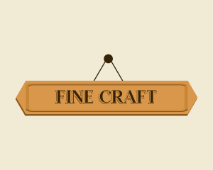 Hanging Wood Crafts logo design