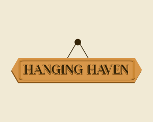 Hanging - Hanging Wood Crafts logo design