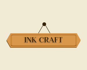 Hanging Wood Crafts logo design