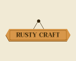 Hanging Wood Crafts logo design