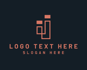 Monogram - Generic Business Letter IJ logo design