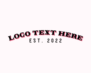 Text - Simple Apparel Brand logo design