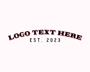 Text - Simple Apparel Brand logo design