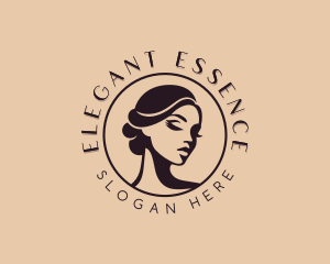 Female - Female Salon Hairstylist logo design