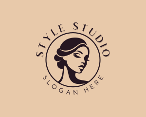 Hairstylist - Female Salon Hairstylist logo design