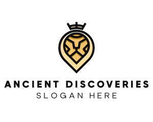 Deluxe Crown Lion logo design