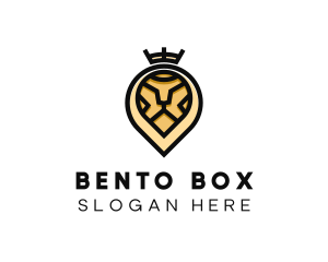 Deluxe Crown Lion logo design