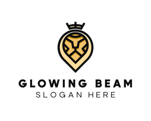 Deluxe Crown Lion logo design