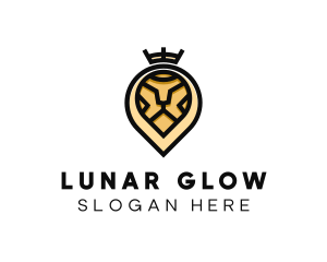 Deluxe Crown Lion logo design