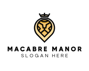 Deluxe Crown Lion logo design