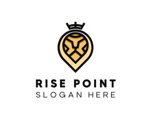 Deluxe Crown Lion logo design