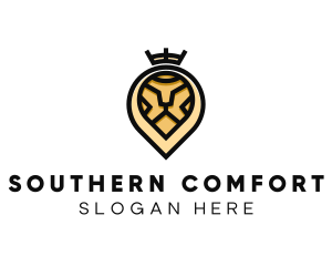 Deluxe Crown Lion logo design