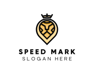 Deluxe Crown Lion logo design