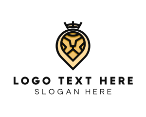 Brand - Deluxe Crown Lion logo design