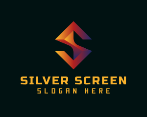 Sport - Cyber Letter S Shield logo design