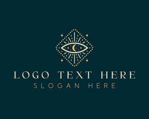 Tarot - Celestial Boho Eye logo design