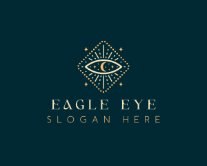 Celestial Boho Eye logo design