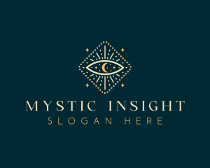 Celestial Boho Eye logo design