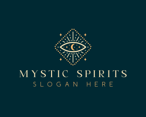 Celestial Boho Eye logo design