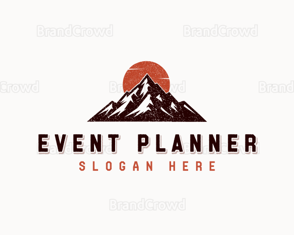 Outdoor Peak Mountain Adventure Logo