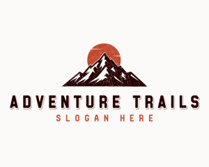 Outdoor Peak Mountain Adventure logo design