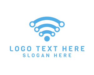 Internet - Internet Wifi Network logo design