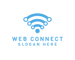 Internet Wifi Network logo design