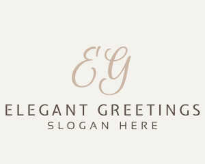 Elegant Letter Boutique  logo design