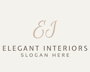 Elegant Letter Boutique  logo design