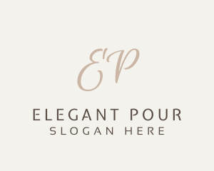 Elegant Letter Boutique  logo design