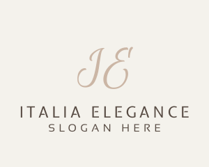 Elegant Letter Boutique  logo design