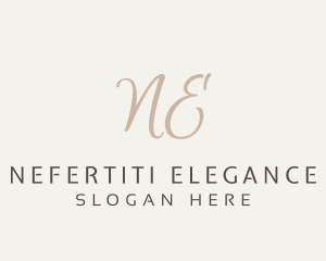 Elegant Letter Boutique  logo design