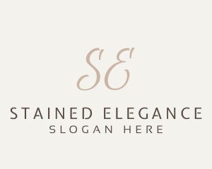 Elegant Letter Boutique  logo design