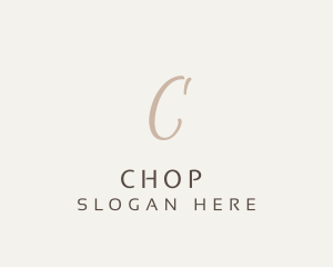 Scent - Elegant Letter Boutique logo design