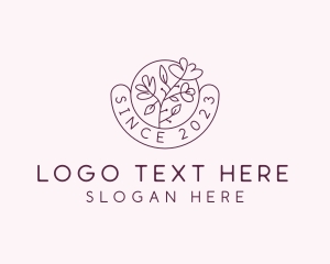 Eco - Beauty Floral Boutique logo design