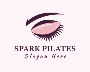 Beauty Eyelash Woman Logo