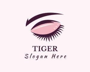 Beauty Eyelash Woman Logo