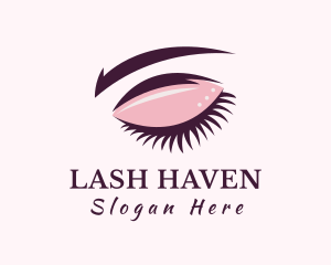 Beauty Eyelash Woman logo design